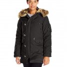 NEW AUTHENTIC ALPHA INDUSTRIES WOMENS XS ALTITUDE PARKA BLACK JACKET COAT NWT
