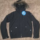 COLUMBIA WOMENS SMALL HOODED NEW JACKET GRINNELL GLACIER BLACK WINTER SKI S NEW