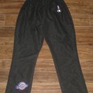 NBA CHAMPION UTAH JAZZ GAME USED WORN PANTS 38" 36" JERSEY BLACK BLANK UNIFORM