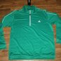 Adidas GOLF JACKET CELTIC GREEN Track TOP JACKET mens L Z88203 NEW 1/2 ZIP 1/4