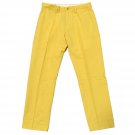 Polo Ralph Lauren Chino SLIM FIT FLAT FRONT Pants 33W 32L WICKET YELLOW