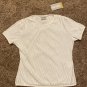 NIKE DRI FIT DRY SPHERE WOMENS GOLF SHIRT S 4 6 NEW W LADIES WHITE NWT SMALL