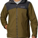 New Columbia Men's 3X Ridge Gates Jacket OLIVE GREEN DENIM GREY RM0081 327 $130