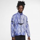 Nike Men's Wild Run Windrunner PR Jacket DA1161-057 L XL BLUE WHITE RUNNING