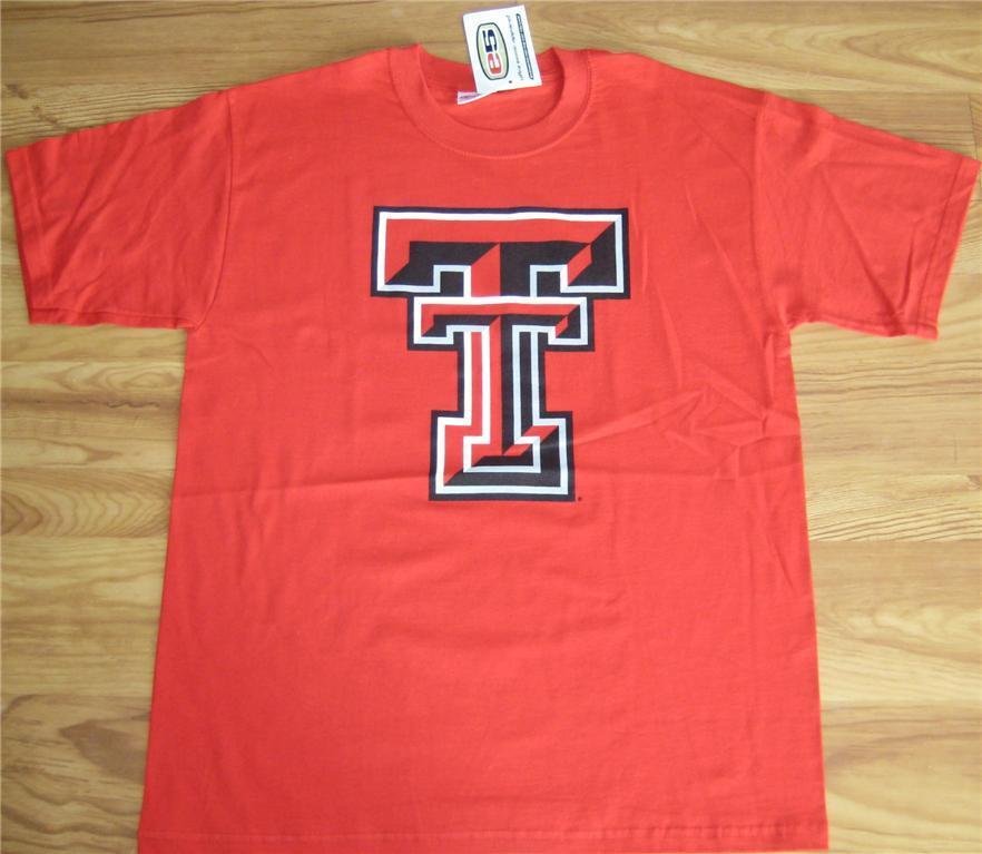 NEW TEXAS TECH RED RAIDERS T SHIRT XLARGE XL BASKETBALL FREE US SHIPPING