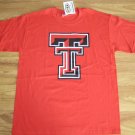 NEW TEXAS TECH RED RAIDERS T SHIRT XLARGE XL BASKETBALL FREE US SHIPPING