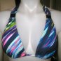 La Blanca Multicolored Abstract Printed Bikini Bottoms & TOP Swim Skirt Sz 8