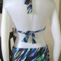 La Blanca Multicolored Abstract Printed Bikini Bottoms & TOP Swim Skirt Sz 8