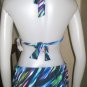 La Blanca Multicolored Abstract Printed Bikini Bottoms & TOP Swim Skirt Sz 8