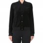 NEW VANS UPTOWN JACKET COAT BLACK VELVET $100 XS BOMBER NWT BUTTON FRONT
