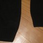 NEW CHAPS KNIT SWEATER COTTON BLACK 100% COTTON EXTRA LARGE XL $69.50 KNITTED