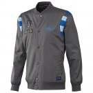 NEW ADIDAS ORIGINALS COURT JKT JACKET S SMALL SM NWT SHARP GREY BLUE Z52233 $120