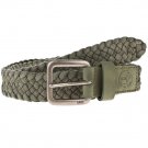 VANS COOLIDGE BELT BUCKLE ONE SIZE NEW KHAKI GREEN BRAIDED COTTON NEW NWT