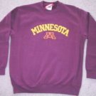 NEW MINNESOTA GOLDEN GOPHERS SWEATSHIRT MEDIUM NWT M