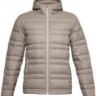 Under Armour Men's XXL UA Down Hooded Insulated Jacket 1342738-200 Highland Buff