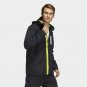 Adidas Wind Jacket Windbreaker Men's XL Coach Warm GL8693 PrimeBlue $90 BLACK