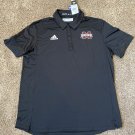 Mississippi State Bulldogs adidas GE1762 Aeroready Black Polo Golf Shirt Mens XL