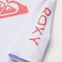 Roxy Whole Hearted  Short Sleeve Rashgaurd Little Girls 4 WHITE PINK UPF 50+