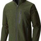 Columbia Men's LUCKY FIND II Softshell Jacket SIZE LARGE L NEW NWT GREEN GREY