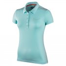 NIKE GOLF WOMENS NOVELTY SPORT JERSEY POLO SHIRT DRI FIT DRY S SM $60 455918 308