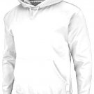 WHITE MAJESTIC BLANK THERMA BASE THERMABASE HOODED SWEATSHIRT YOUTH BOYS LARGE L