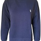 NEW Polo Ralph Lauren Womens Fleece Pullover Sweatshirt NAVY Blue S M