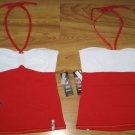 REEBOK KANSAS CITY CHIEFS LADIES HALTER TUBE TOP XL XLARGE RADAR NEW FOOTBALL
