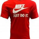 NEW AUTHENTIC NIKE 100% COTTON NIKE FUTURA ICON RED T SHIRT DR0561-657 MENS XL