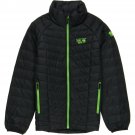 NEW Mountain Hardwear YOUTH Small Micro Ratio Down Jacket Ob7212-090 Black Green