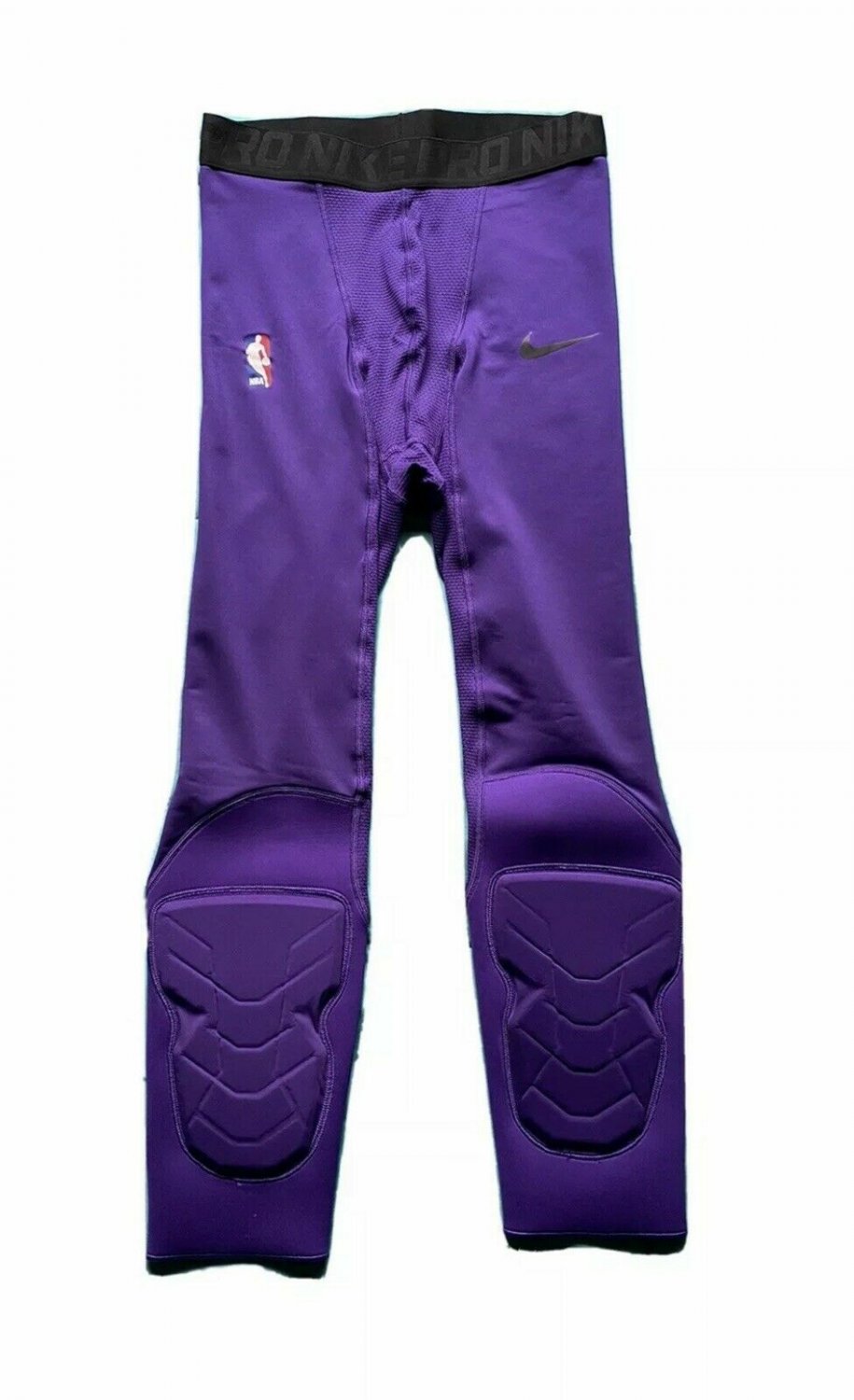 Nike Pro NBA Authentics Compression Padded 3/4 Tights Team Issued Kings Sz XL-T