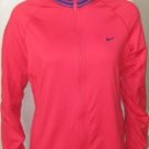 NIKE LADIES SAMPLE FULL ZIP RUNNING TOP SHIRT LARGE LG LRG 424160 WOMENS PINK