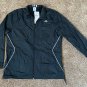 NEW Adidas WOMENS 3S WIND JACKET FULL ZIP TRACK XL BLACK W47991 NWT $55.00