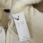 WOMENS BCBG MAX AZRIA ZIP UP SWEATER $260 hooded SHORT SLEEVE L/XL BC32076
