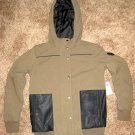 NEW Vans WOMENS STANDPOINT Jacket GREEN BLACK L LG PARKA COAT JACKET $120 KHAKI