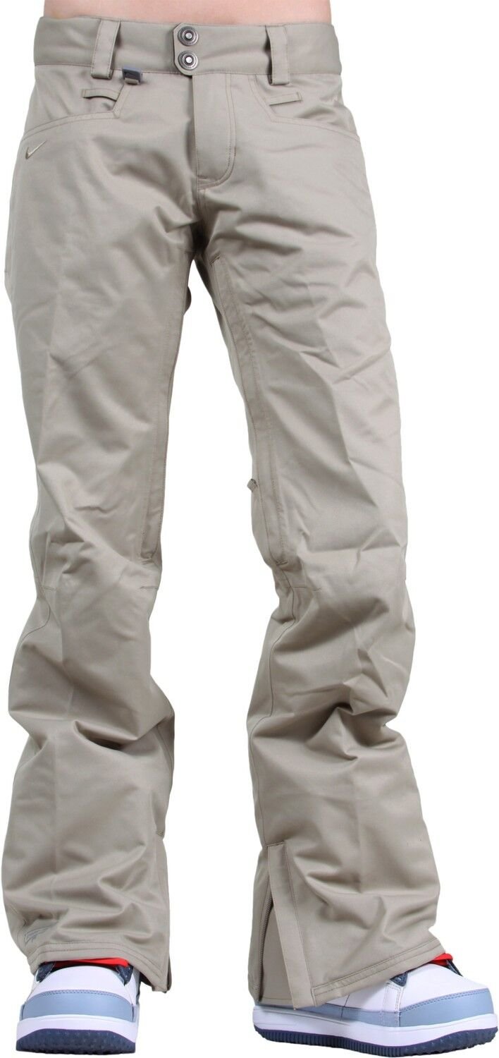 NWT 2013 Nike PREIKA Pant Bamboo Womens Snowboard Pants XL ss16 479508 NEW TAN