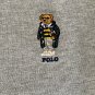 Polo Ralph Lauren Men Classic Fit Mesh Shirt Gray FOOTBALL Bear M L TEDDY GREY