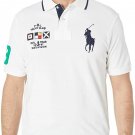 NEW Polo Ralph Lauren Mens BIG PONY PRL YACHT CLUB Classic-Fit Mesh Shirt WHITE