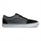 NEW VANS CHUKKA LOW SUITING BLACK DARK GREY SZ SIZE MENS 6.5 SHOES WOMENS 8 NIB