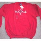 NC STATE WOLF PACK NORTH CAROLINA SWEATSHIRT L NEW NWT LARGE RED LG