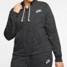 Nike Women's Sportswear Gym Vintage Full-Zip Hoodie Plus size 1X OR 2X CT0635