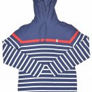 Ralph Lauren Polo Men's Cotton Striped Jersey Hooded Navy MU S