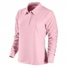 NEW NIKE GOLF WOMENS Long sleeve SHIRT FIT DRY M 8-10 PINK $70 331916 606