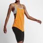 Nike 819397 ORANGE Womens S Elevate Flow Tank Top Training Yoga Gym Loose Shirt