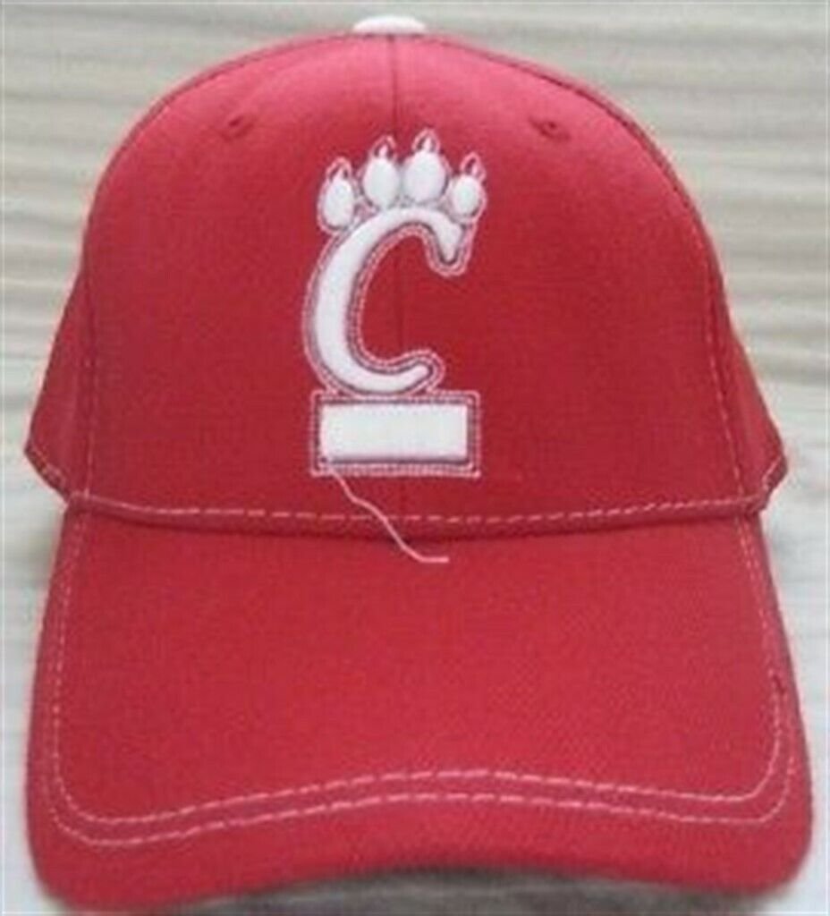 NEW CINCINNATI BEARCATS ONE SIZE FIT RED HAT CAP NCAA