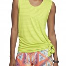 Nike Dri-FIT Touch Club Side-Tie Women's Training Top 637557 307 $40 green S/M