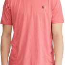 Polo Ralph Lauren Crew Neck Classic-Fit T-Shirt Mens RED PINK HEATHER BLUE PONY