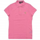 Polo Ralph Lauren Womens The Skinny Fit Mesh Polo Shirt Heritage Pink XS