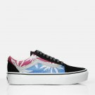 VANS OLD SKOOL PLATFORM AFTER DARK SUMMER LEAF WHITE SKATE SHOES SIZE MENS 7.5