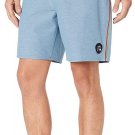 NEW Quiksilver WATERMAN COLLECTION Men's 40 Standard Hempstretch Piped 18" BLUE