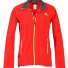 $125 Adidas Terrex Swift SOFT SHELL JACKET COAT S SMALL NANOTEX V11080 ORANGE